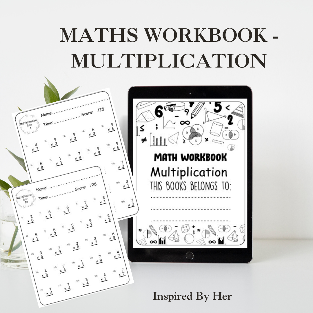 Learning - 100 Day Maths Workbook - Multiplication