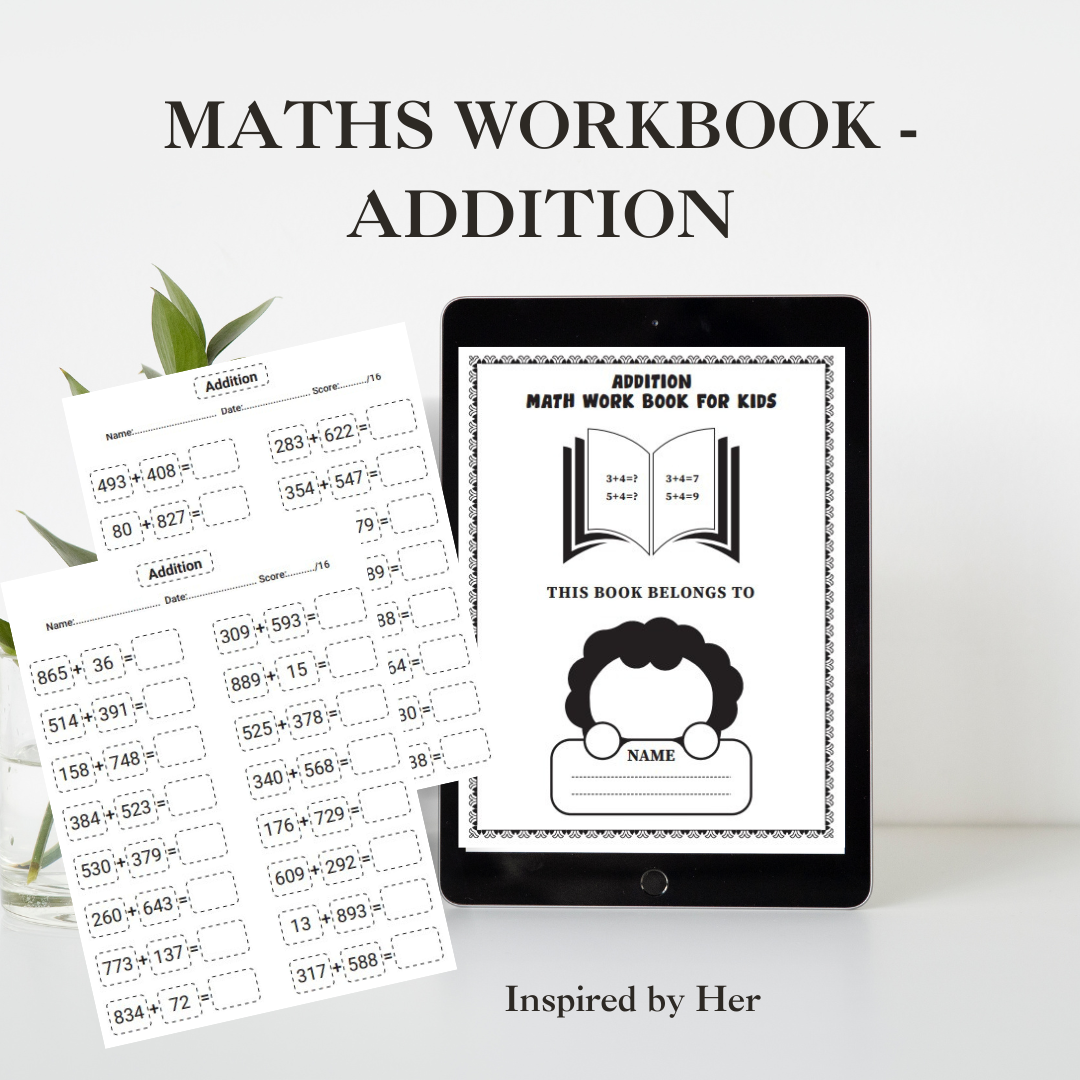 Learning - Maths Workbook - Addition